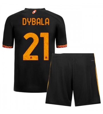 AS Roma Paulo Dybala #21 Replica Third Stadium Kit for Kids 2023-24 Short Sleeve (+ pants)